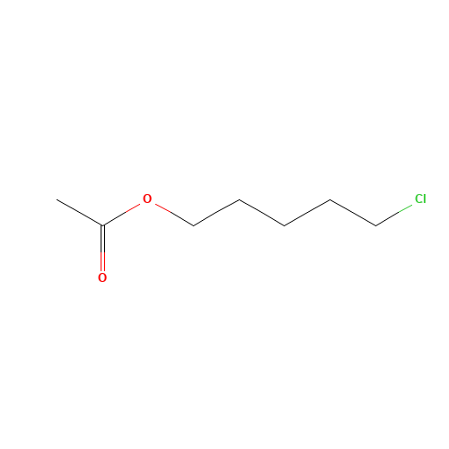 5-CHLOROPENTYL ACETATE (CAS: 20395-28-2) - Chemical Structure and Molecular Formula 