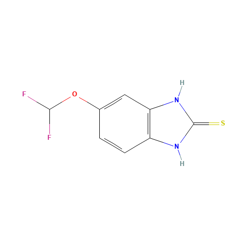 5-(Difluoromethoxy)-2-mercapto-1H-benzimidazole (CAS: 97963-62-7) - Related Chemical Product