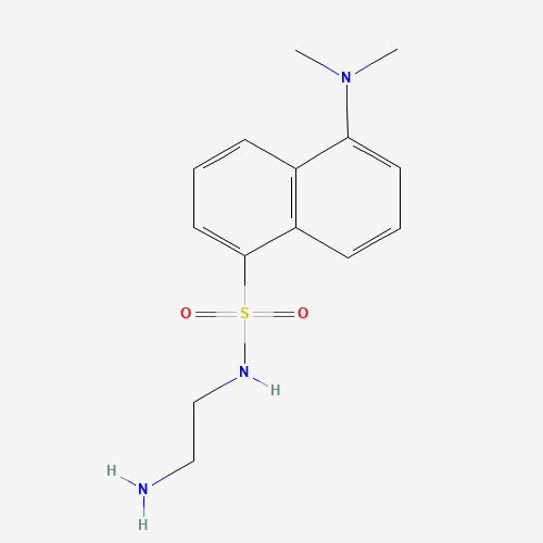 DANSYL ETHYLENEDIAMINE (CAS: 35060-08-3) - Chemical Structure and Molecular Formula 