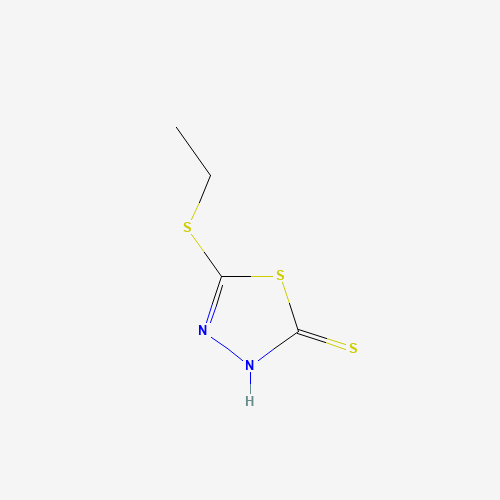 2-ETHYLTHIO-1,3,4-THIADIAZOLE-5-THIOL (CAS: 37147-15-2) - Chemical Structure and Molecular Formula 