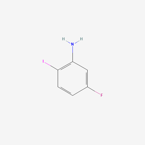 5-FLUORO-2-IODOANILINE (CAS: 255724-71-1) - Chemical Structure and Molecular Formula 