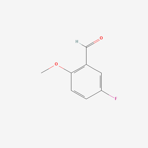 5-FLUORO-2-METHOXYBENZALDEHYDE (CAS: 19415-51-1) - Chemical Structure and Molecular Formula 