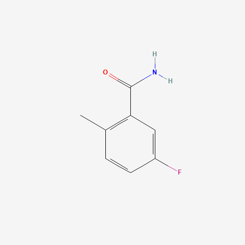 5-FLUORO-2-METHYLBENZAMIDE (CAS: 175278-28-1) - Chemical Structure and Molecular Formula 