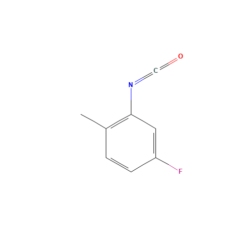 5-FLUORO-2-METHYLPHENYL ISOCYANATE (CAS: 67191-93-9) - Chemical Structure and Molecular Formula 