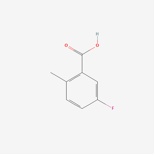 5-Fluoro-2-methylbenzoic acid (CAS: 33184-16-6) - Chemical Structure and Molecular Formula 