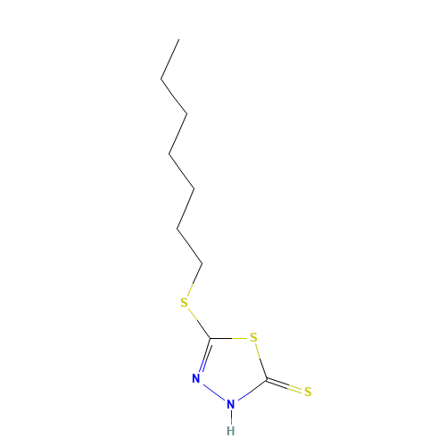 5-HEPTYLTHIO-1,3,4-THIADIAZOLE-2-THIOL (CAS: 99182-20-4) - Related Chemical Product