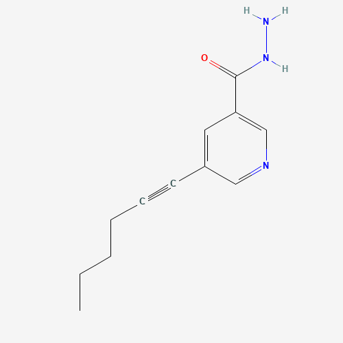 5-HEX-1-YNYLPYRIDINE-3-CARBOHYDRAZIDE (CAS: 306935-32-0) - Related Chemical Product