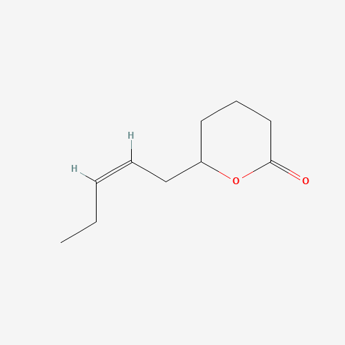 (Z)-7-DECEN-5-OLIDE (CAS: 25524-95-2) - Chemical Structure and Molecular Formula 