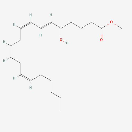 (+/-)5-HETE METHYL ESTER (CAS: 73279-38-6) - Chemical Structure and Molecular Formula 