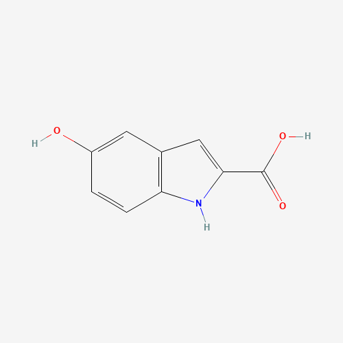 5-Hydroxyindole-2-carboxylic acid (CAS: 21598-06-1) - Chemical Structure and Molecular Formula 