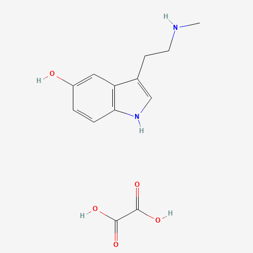 N-OMEGA-METHYLSEROTONIN OXALATE SALT chemical structure N-OMEGA-METHYLSEROTONIN OXALATE SALT (CAS: 15558-50-6) - Chemical Structure and Molecular Formula