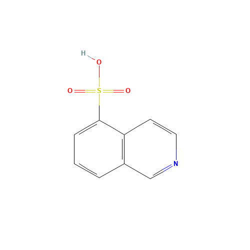 5-Isoquinolinesulfonic acid (CAS: 27655-40-9) - Chemical Structure and Molecular Formula 