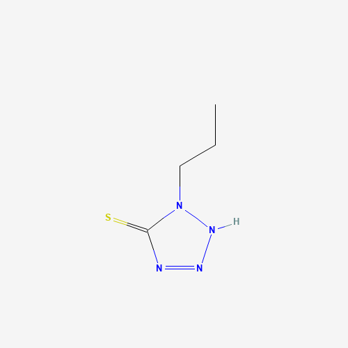 5-MERCAPTO-1-PROPYLTETRAZOLE (CAS: 7624-31-9) - Chemical Structure and Molecular Formula 