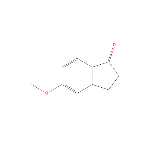 5-Methoxy-1-indanone (CAS: 5111-70-6) - Chemical Structure and Molecular Formula 