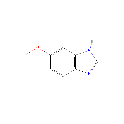 5-METHOXYBENZIMIDAZOLE (CAS: 4887-80-3) - Chemical Structure and Molecular Formula 