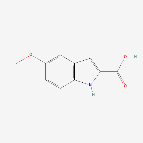 5-METHOXYINDOLE-2-CARBOXYLIC ACID (CAS: 4382-54-1) - Chemical Structure and Molecular Formula 