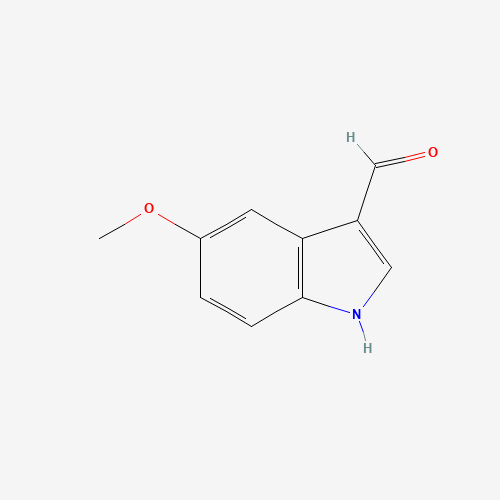5-Methoxyindole-3-carboxaldehyde (CAS: 10601-19-1) - Chemical Structure and Molecular Formula 