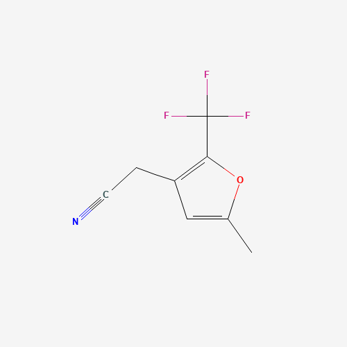 5-METHYL-2-(TRIFLUOROMETHYL)FURO-3-YLACETONITRILE (CAS: 175276-72-9) - Related Chemical Product