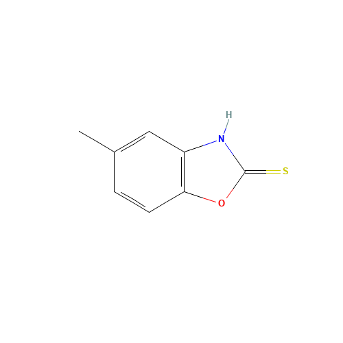 2-Mercapto-5-methylbenzoxazole (CAS: 22876-22-8) - Chemical Structure and Molecular Formula 