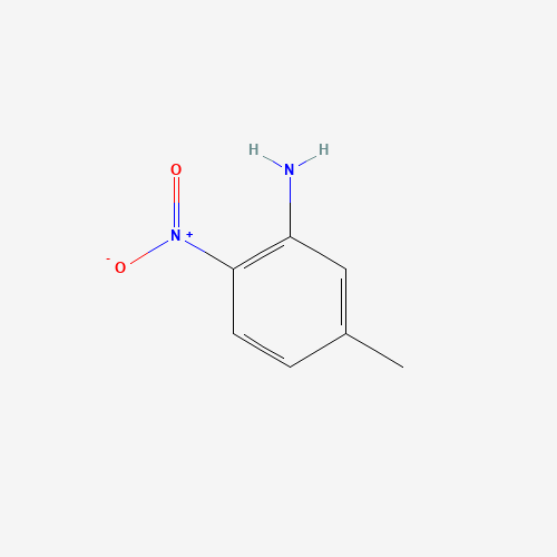 5-METHYL-2-NITROANILINE (CAS: 578-46-1) - Chemical Structure and Molecular Formula 