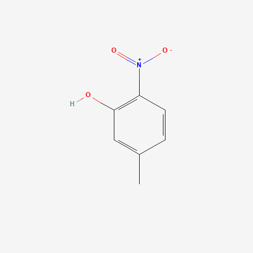 5-Methyl-2-nitrophenol (CAS: 700-38-9) - Chemical Structure and Molecular Formula 