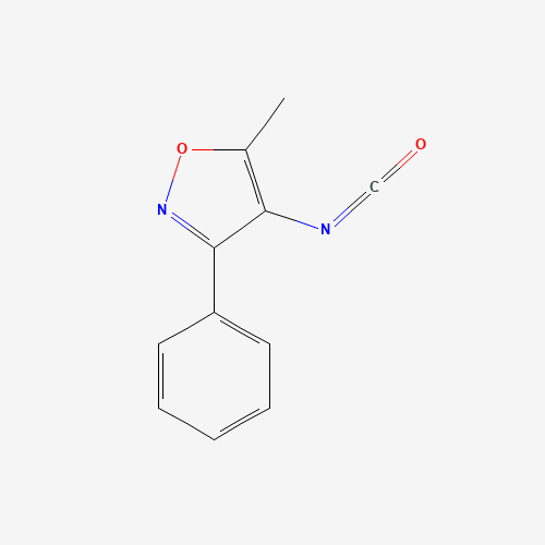 5-METHYL-3-PHENYL-4-ISOXAZOLYL ISOCYANATE (CAS: 268748-84-1) - Chemical Structure and Molecular Formula 