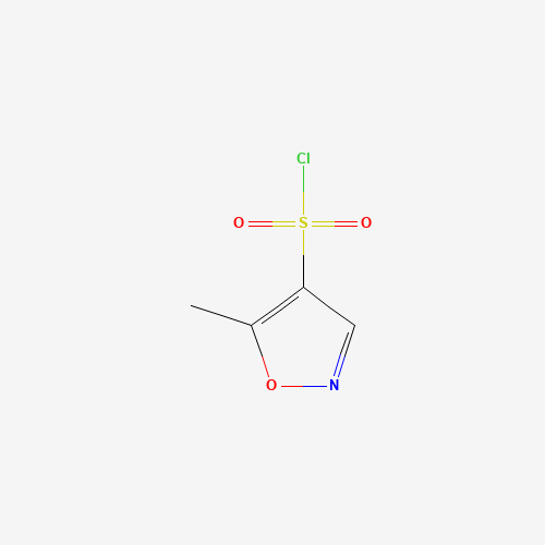 5-METHYL-4-ISOXAZOLESULFONYL CHLORIDE chemical structure 5-METHYL-4-ISOXAZOLESULFONYL CHLORIDE (CAS: 321309-26-6) - Chemical Structure and Molecular Formula