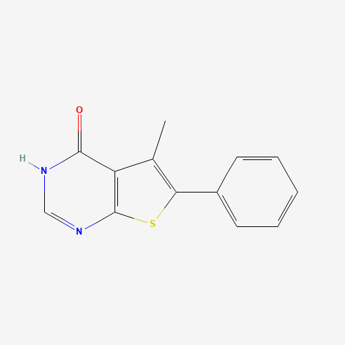 5-METHYL-6-PHENYLTHIENO[2,3-D]PYRIMIDIN-4-OL (CAS: 306934-76-9) - Chemical Structure and Molecular Formula 