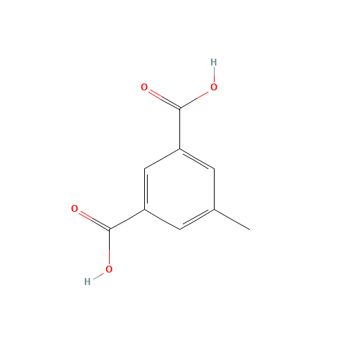 5-Methylisophthalic acid (CAS: 499-49-0) - Chemical Structure and Molecular Formula 