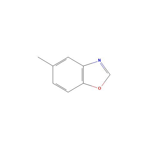 5-METHYLBENZOXAZOLE (CAS: 10531-78-9) - Chemical Structure and Molecular Formula 