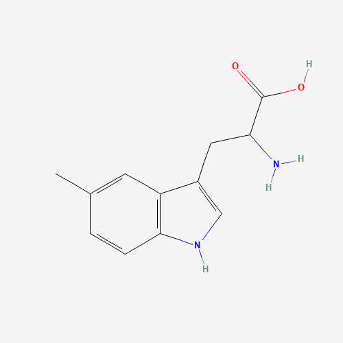 5-METHYL-DL-TRYPTOPHAN (CAS: 951-55-3) - Chemical Structure and Molecular Formula 