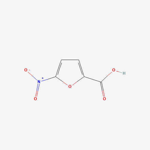 5-Nitro-2-furoic acid (CAS: 645-12-5) - Chemical Structure and Molecular Formula 