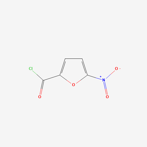 5-NITRO-2-FUROYL CHLORIDE (CAS: 25084-14-4) - Chemical Structure and Molecular Formula 