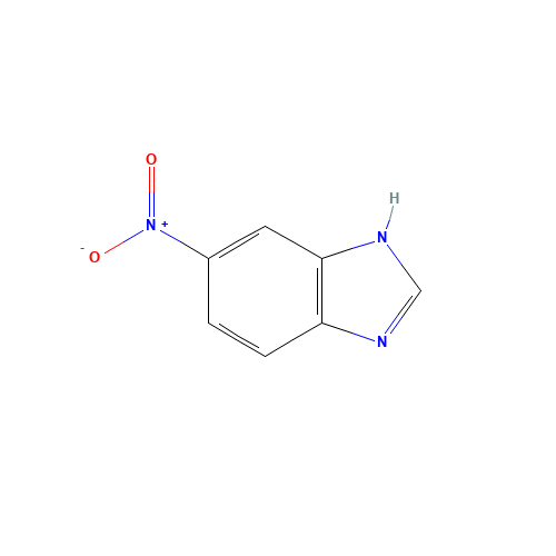 5-Nitrobenzimidazole (CAS: 94-52-0) - Chemical Structure and Molecular Formula 