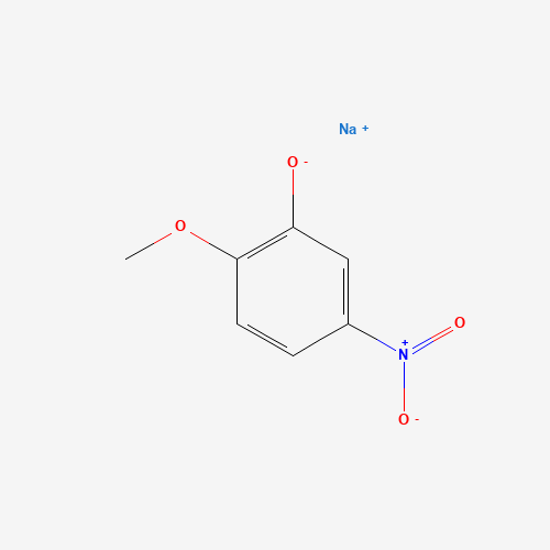 2-Methoxy-5-nitrophenol sodium salt (CAS: 67233-85-6) - Chemical Structure and Molecular Formula 