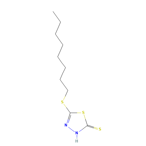 5-OCTYLTHIO-1,3,4-THIADIAZOLE-2-THIOL (CAS: 4858-29-1) - Related Chemical Product