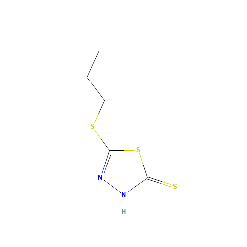 5-(PROPYLTHIO)-1,3,4-THIADIAZOLE-2-THIOL (CAS: 19921-88-1) - Related Chemical Product