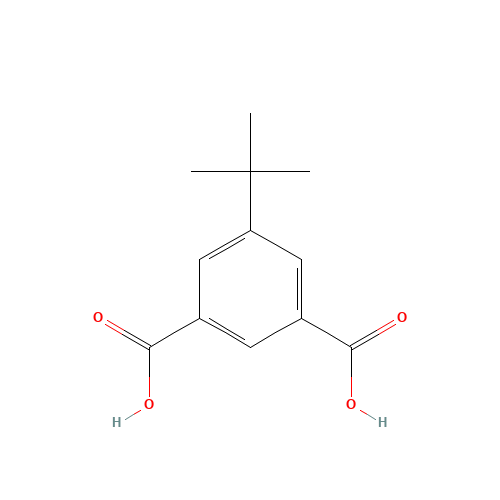 5-TERT-BUTYLISOPHTHALIC ACID (CAS: 2359-09-3) - Chemical Structure and Molecular Formula 