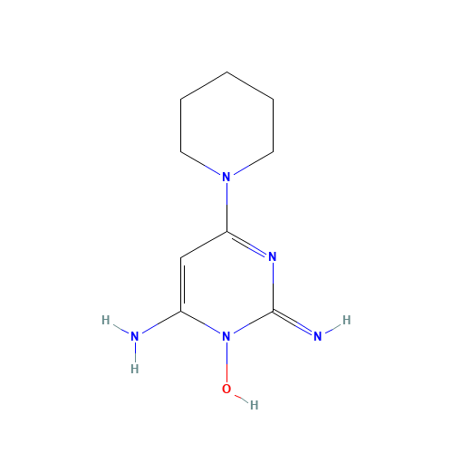 Minoxidil (CAS: 38304-91-5) - Chemical Structure and Molecular Formula 