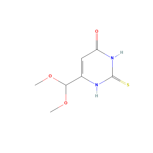 6-(DIMETHOXYMETHYL)-2-MERCAPTOPYRIMIDIN-4-OL (CAS: 90370-38-0) - Related Chemical Product