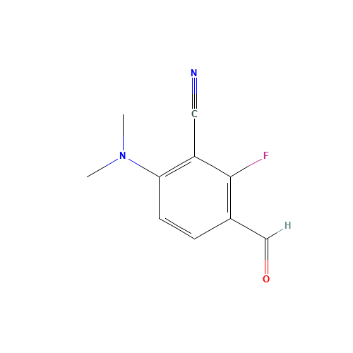 3-CYANO-4-DIMETHYLAMINO-2-FLUOROBENZALDEHYDE (CAS: 148901-53-5) - Related Chemical Product