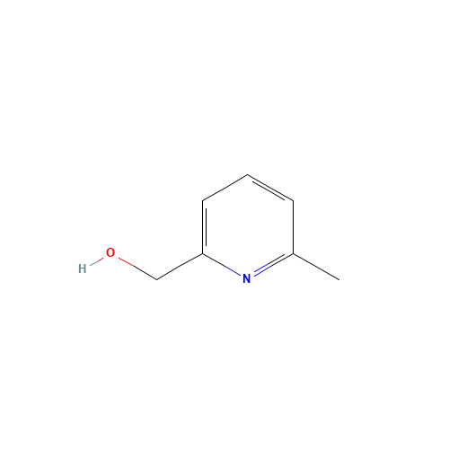 6-METHYL-2-PYRIDINEMETHANOL (CAS: 1122-71-0) - Chemical Structure and Molecular Formula 