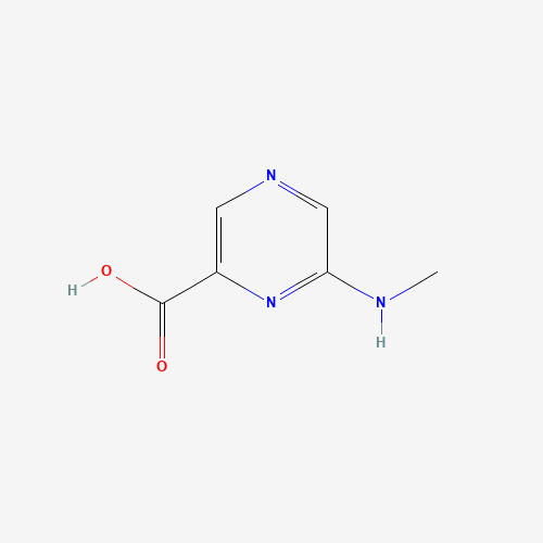 6-(METHYLAMINO)-2-PYRAZINECARBOXYLIC ACID (CAS: 54409-13-1) - Chemical Structure and Molecular Formula 