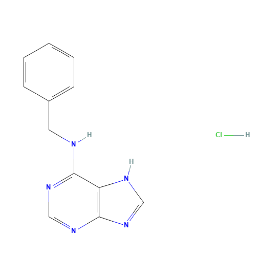 6-BENZYLAMINOPURINE (CAS: 162714-86-5) - Chemical Structure and Molecular Formula 