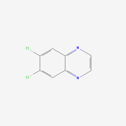 6,7-DICHLOROQUINOXALINE 98 (CAS: 19853-64-6) - Chemical Structure and Molecular Formula 