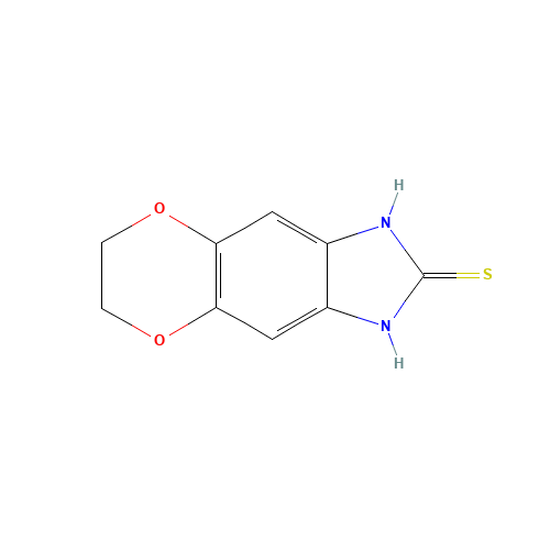 6,7-DIHYDRO-1H-[1,4]DIOXINO[2',3':4,5]BENZO[D]IMIDAZOLE-2-THIOL (CAS: 81864-47-3) - Related Chemical Product