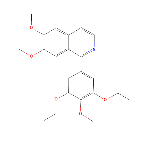 6,7-DIMETHOXY-1-(3,4,5-TRIETHOXYPHENYL)ISOQUINOLINE (CAS: 306935-80-8) - Related Chemical Product
