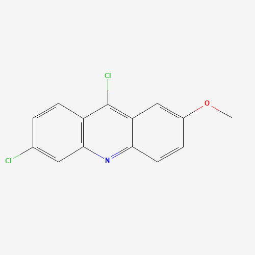 6,9-Dichloro-2-methoxyacridine chemical structure 6,9-Dichloro-2-methoxyacridine (CAS: 86-38-4) - Chemical Structure and Molecular Formula