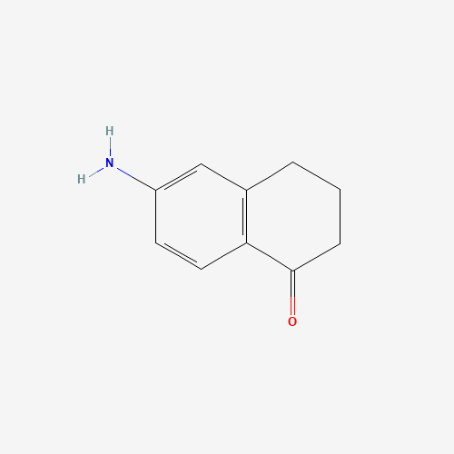 6-Amino-3,4-dihydro-1(2H)-naphthalenone (CAS: 3470-53-9) - Chemical Structure and Molecular Formula 