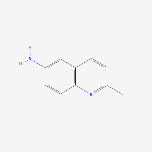 6-AMINO-2-METHYLQUINOLINE (CAS: 65079-19-8) - Chemical Structure and Molecular Formula 